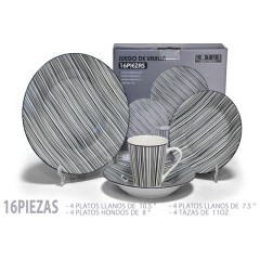 DINNER SET 16PC 2CT