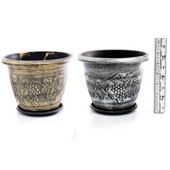 FLOWER POT PLASTIC 40CT