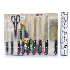 KNIFE SET WITH BOARD 12SET