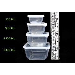 FOOD CONTAINERS SET 24SET